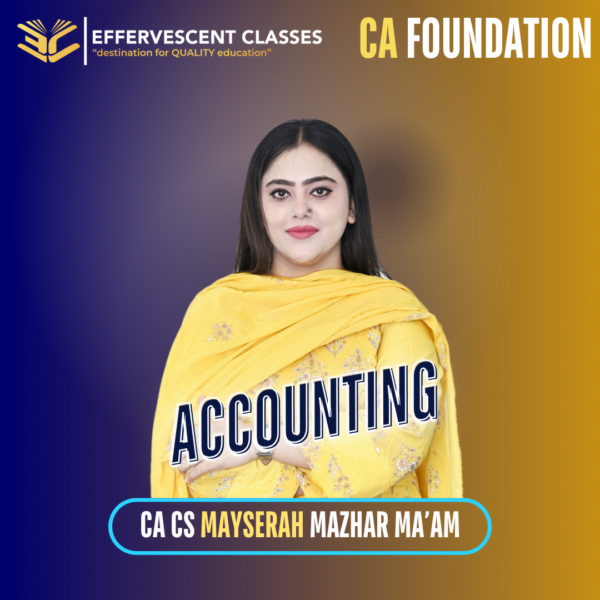 CA-Foundation Accounts (Regular Batch)