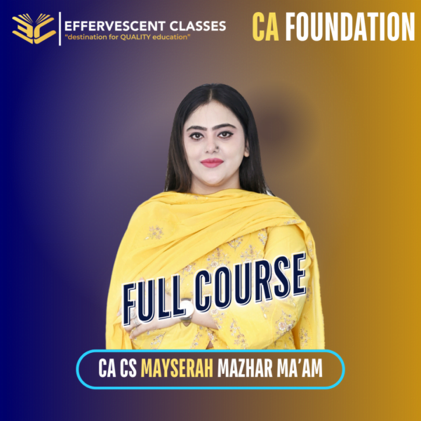 CA-Foundation Full Course