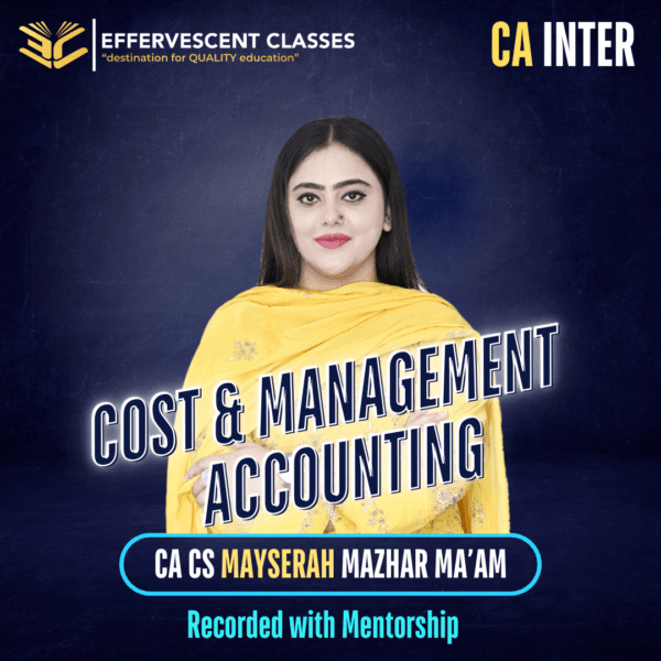 CA Inter - Cost & Management Accounting (Exam Oriented)