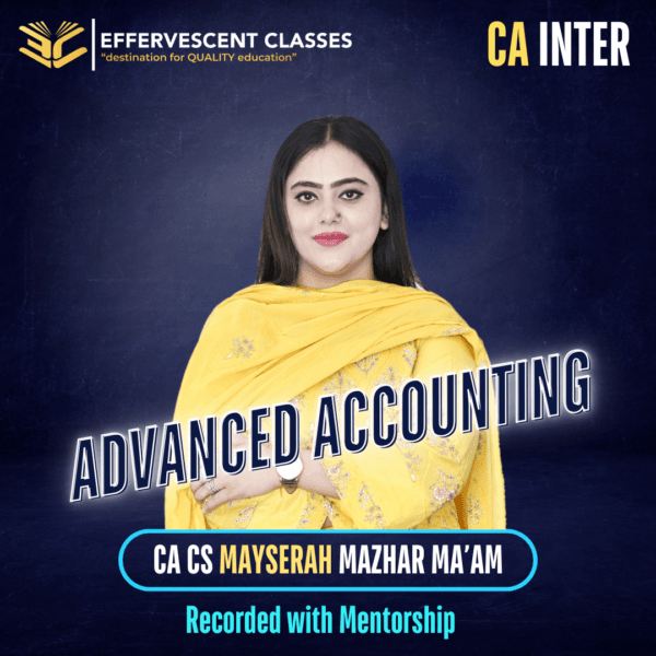 CA Inter - Advanced Accounting (Exam Oriented)