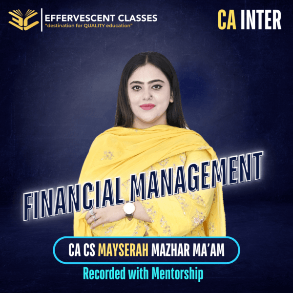 CA Inter - Financial Management (Exam Oriented)